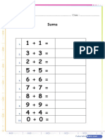 Adding Doubles Worksheet