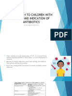 Approach To Fever and Antibiotics