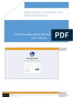 Hazwaste PTT-Application-Process