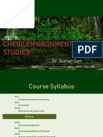 Che110:Environmental Studies: Dr. Suman Sen