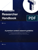 Premium Researcher Handbook