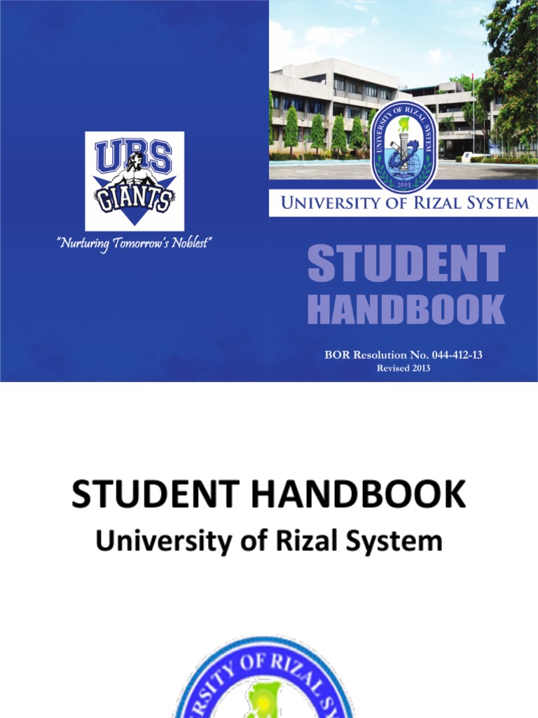 Urs Student Handbook | PDF | Bachelor's Degree | University And College ...