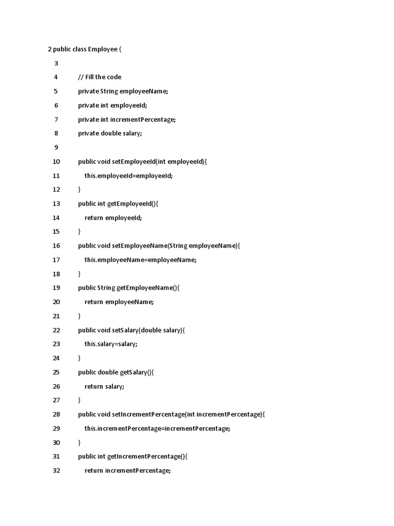 Employee Salary Code - PDF | PDF | Computer Programming | Software ...