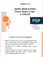 Ozone Depletion - : What Does It Do - Climate