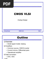 Cmos Vlsi: Analog Design