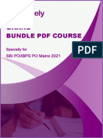 Grand Bundle PDF Course: SBI PO/IBPS PO Mains 2021