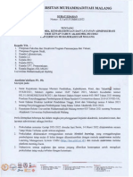 Edaran Rektor Kegiatan Akademik, Kemahasiswaan Dan Layanan Admin SMT Genap 2021 - 2022