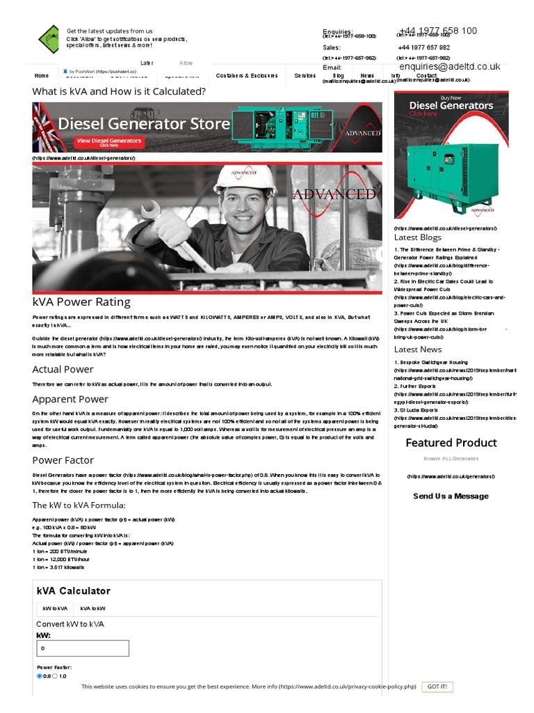 What Is KVA and How To Calculate It KVA Explained PDF Watt Ac Power
