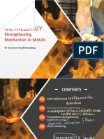 METALLURGY: Strengthening Mechanisms in Metals