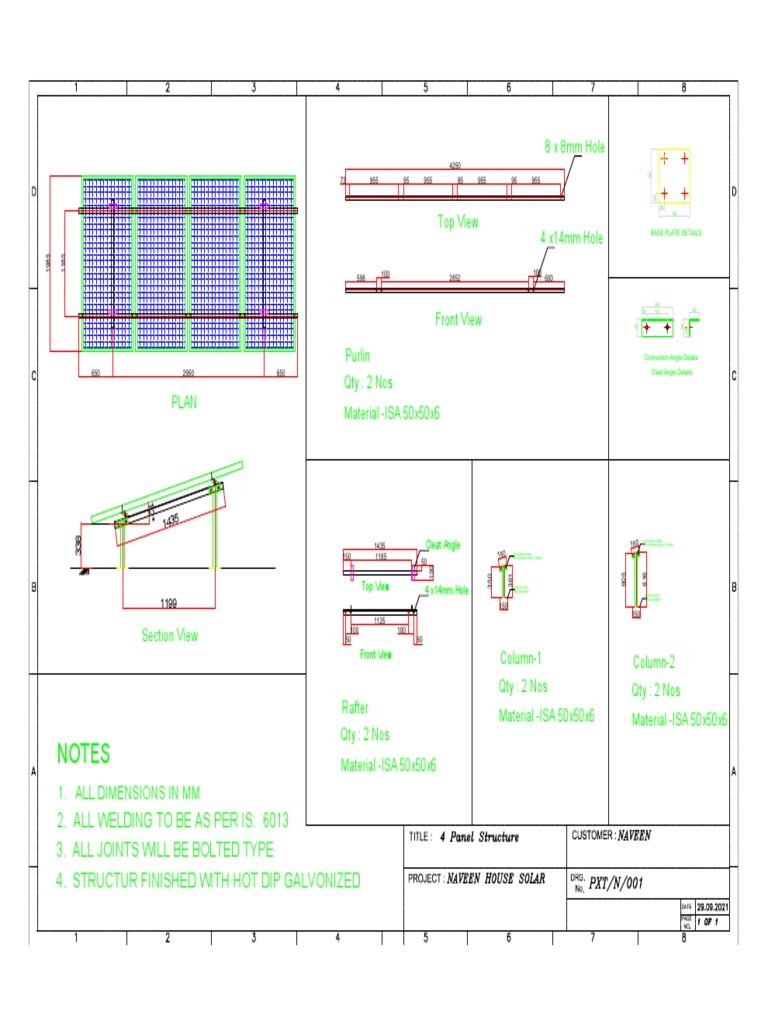 4 Panel Structure - NAVEEN - 30 PANEL STRUCTURE - DETAILS - 13.11.2021 ...