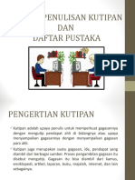 Materi 4 - Penulisan Kutipan Dan Daft Pustaka