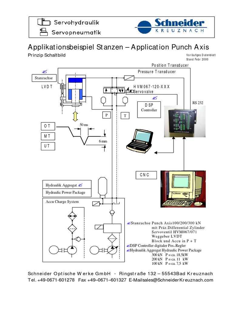 Schneider 30 Tons Servo Punch System | PDF