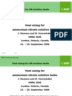 ANNA 2006 - Vent Sizing For Ammonium Nitrate Solution Tanks22.09.2006