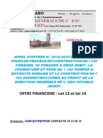 Offre Financière Lot13 Et 14-1 XPERT FORAGE