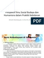 Prespektif Ilmu Sosial Budaya Dan Humaniora Dalam Praktik