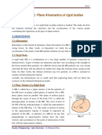 Chapter (1) : Plane Kinematics of Rigid Bodies: 1) Introduction