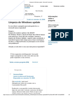 Limpeza Do Windows Update - Microsoft Community