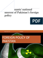 Determinations of Pakistan's Foregin Policy