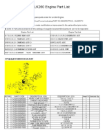 2015-LK260 Engine Part List