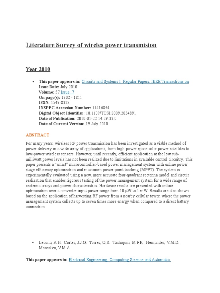 Literature Survey PDF Computer Network Wireless Sensor Network