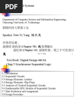 Chap-5 Synchronous Sequential Logic 4th Ed. Mano