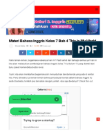 Wirahadie Com Materi Bahasa Inggris Kelas 7 Bab 4