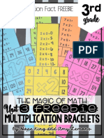 Multiplication Fact FREEBIE: The Magic of Math