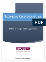 Technical Reference Guide Zimbra To Google G Suite Apps Gmail