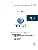 Integração RM Labore X RM Classis - RM Nucleus - RM Fluxus - RMSaldus