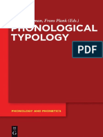 (Phonology and Phonetics (Book 23) ) Larry M. Hyman - Frans Plank - Phonological Typology-Walter de Gruyter (2018)