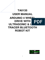 Arduino 4 Wheel Drive Robot Kit User Manual