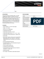 KVR1333D3D8R9S/2G: Memory Module Specifications