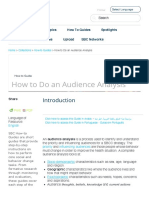 How To Do An Audience Analysis - The Compass For SBC