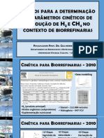 Modelagem Cinética para A Producao de Biogas