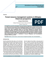 Forest Resource Management Systems in Ethiopia: Historical Perspective