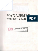 manajemen pembelajaran