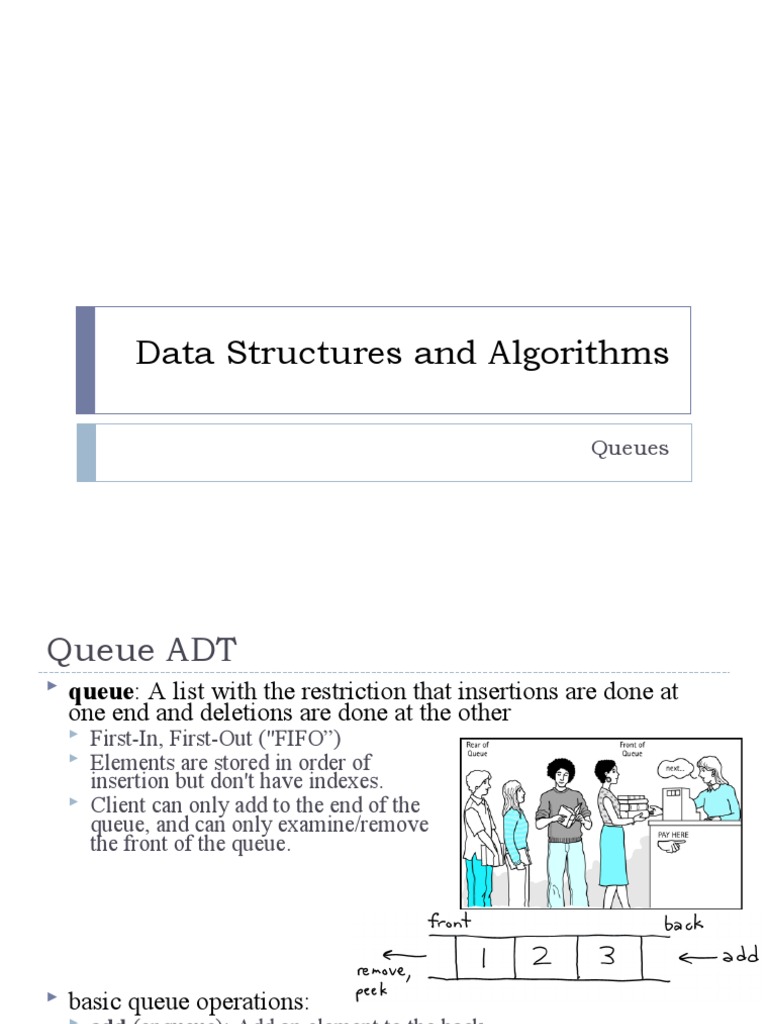 Data Structures and Algorithms-Queues | PDF | Queue (Abstract Data Type ...