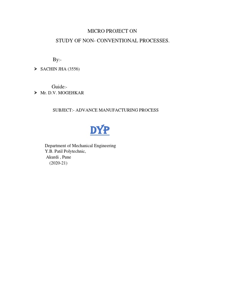 Advance Manufacturing Process PDF Machining Electrochemistry