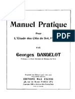 Dandelot Manuel Pratique Pour l Etudes Des Clefs