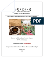 Assignment 1 - Coffee - Hisory - Origin Country Ethiopia Report