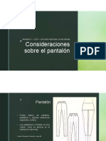 Consideraciones Sobre El Pantalon