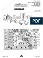 LPS 130 S Power Supply Costruzioni Elettroniche: Di Marchioni Davide & Daniele S.N.C. Schematic Diagram
