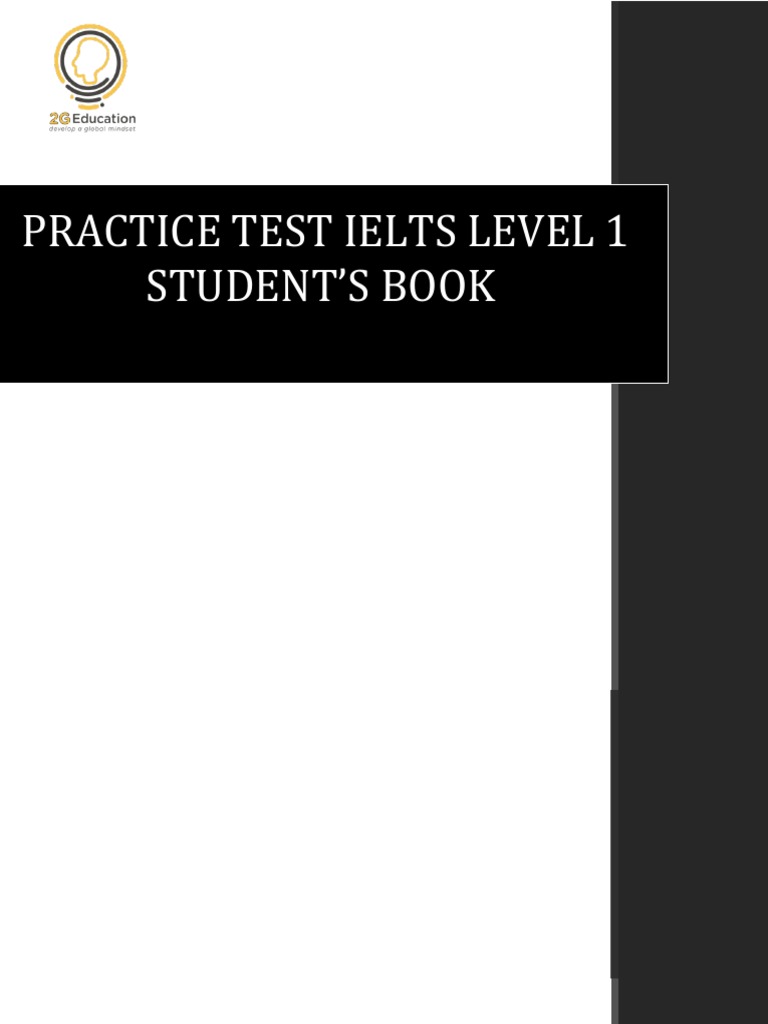 IELTS Level 1 Practice Test Guide | PDF | Schools | Foreign Language