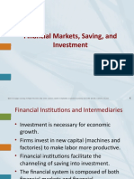 Financial Markets, Saving, and Investment