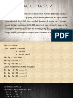 SPLTV Soal Cerita