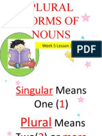 Plural Forms of Nouns