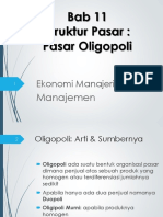 Bab 11+Struktur+Pasar++Oligopoli