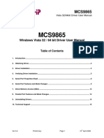 Vista 32/64bit Driver User Manual