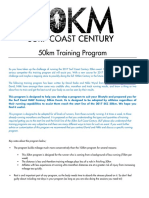 Surf Coast 50km Training Program
