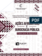 Ações Afirmativas e Burocracia Pública: Vinte Anos de Legislação